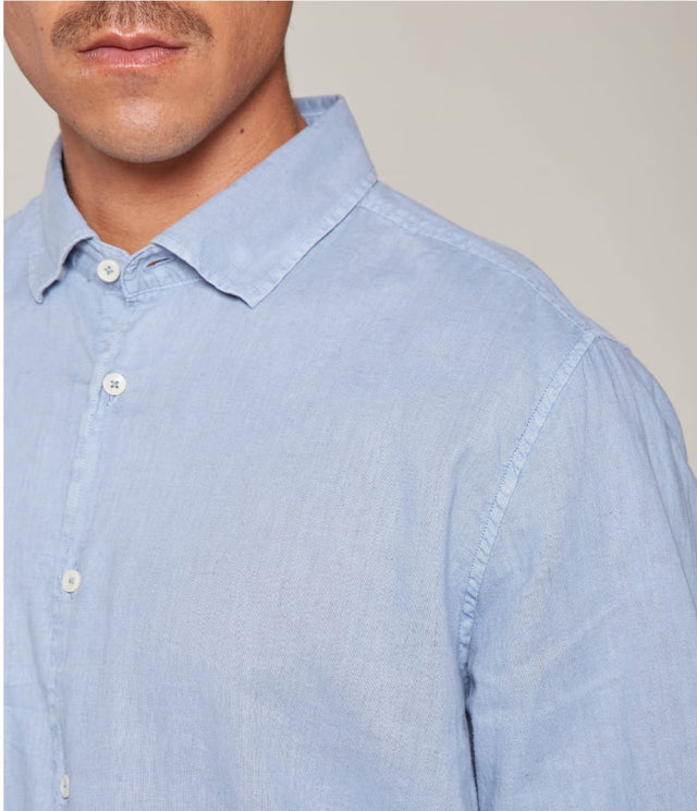 Camisa Gerry M/L Celeste - Camisa