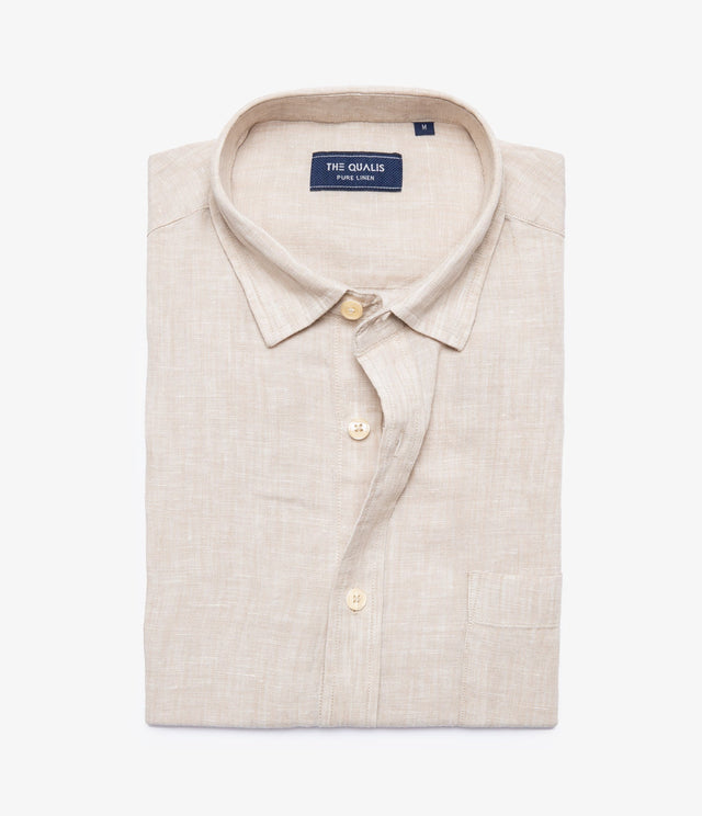 Camisa Manly Beige - Camisa