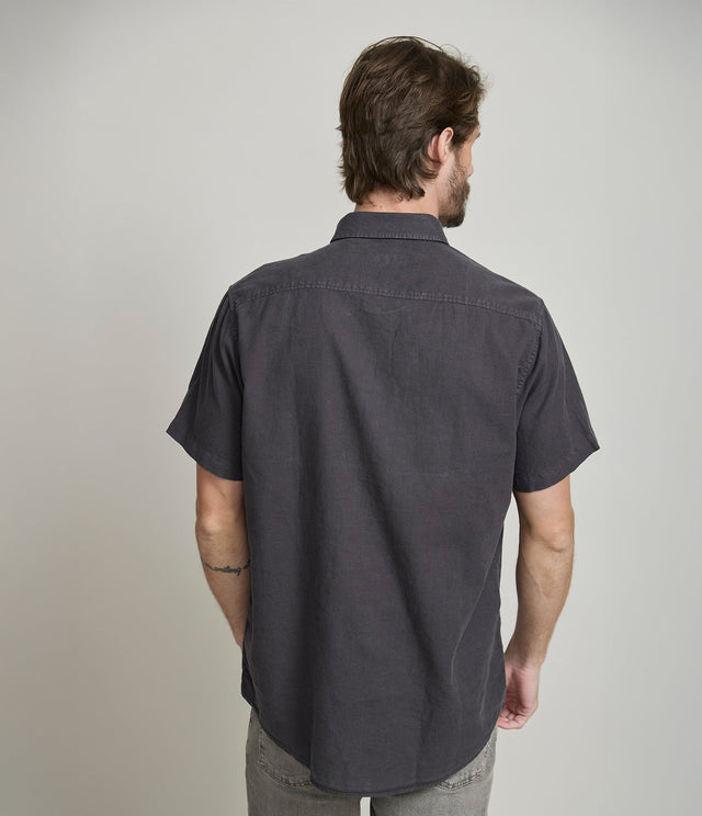 Camisa Alven Manga Corta Gris - Camisa