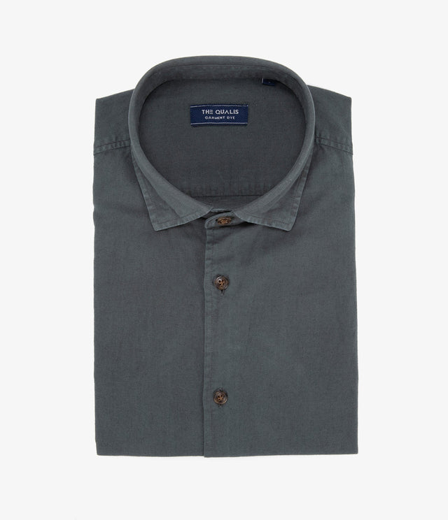 Camisa Alven Manga Corta Verde Oscuro - Camisa