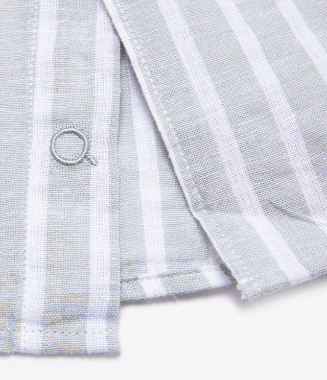 Camisa Nevis Rayas Verde - Camisa