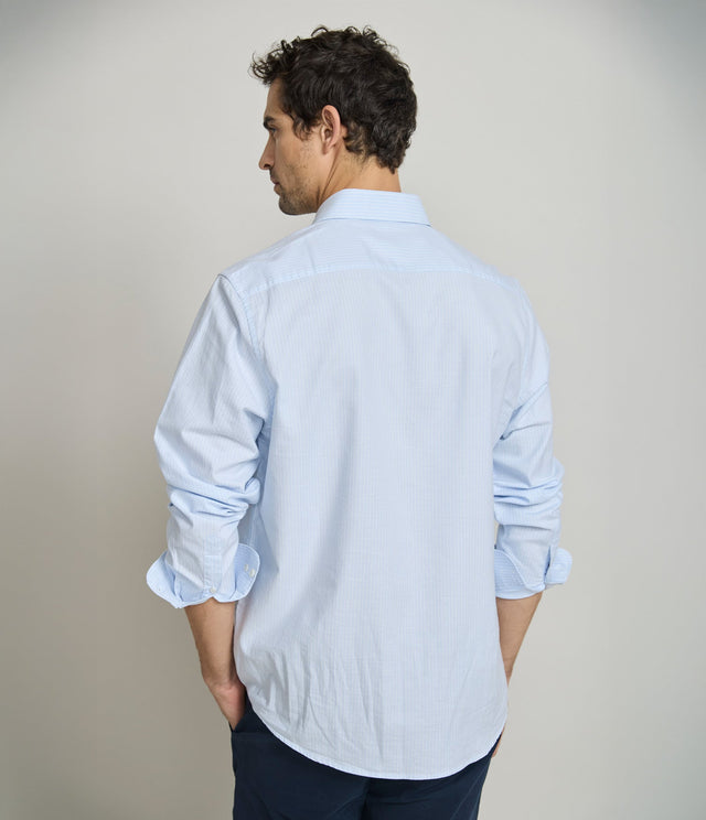 Camisa Regent Rayas Azul - Camisa