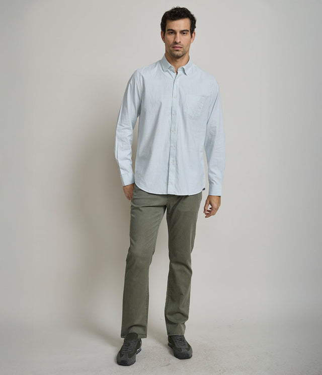 Camisa Regent Rayas Verde - Camisa