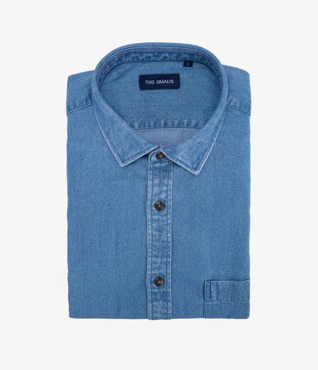 Camisa Lyocell Denim Azul - Camisa