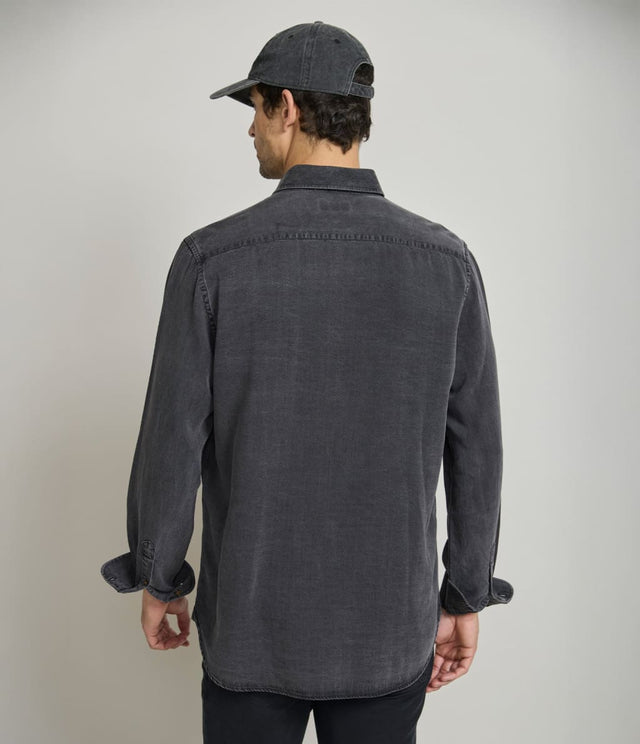 Camisa Lyocell Denim Negro - Camisa
