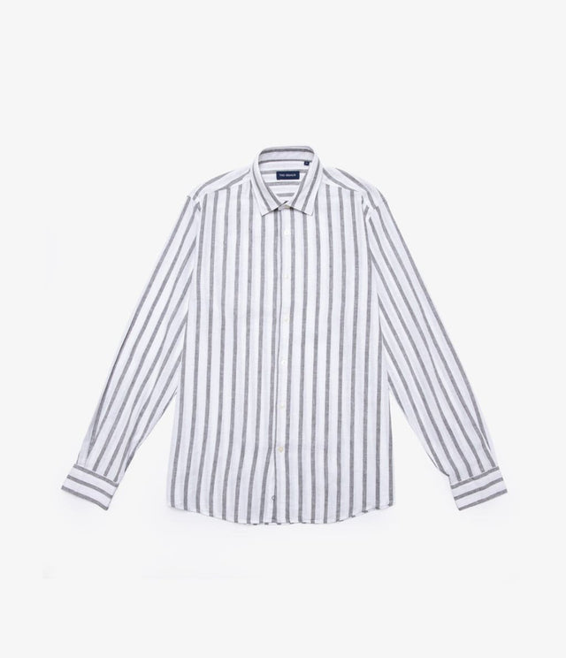 Camisa Nevis Rayas Gris - Camisa