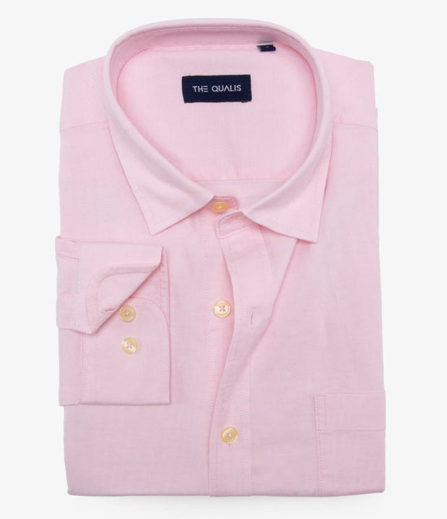 Camisa Oxford Rosada - Camisa