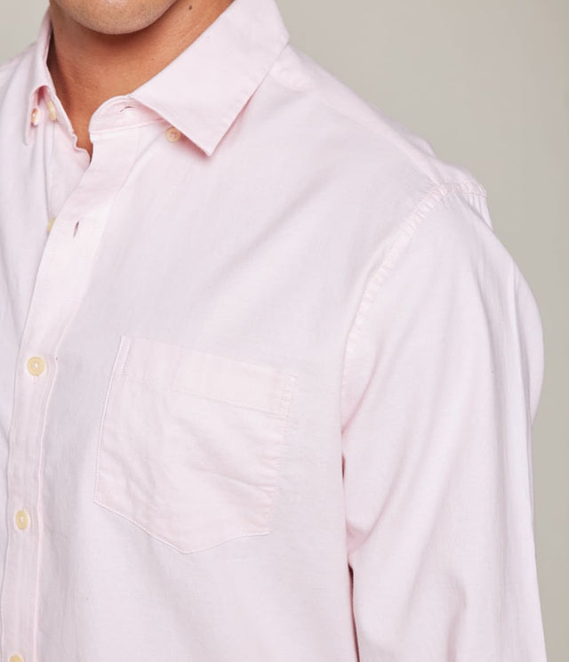 Camisa Oxford Rosada - Camisa