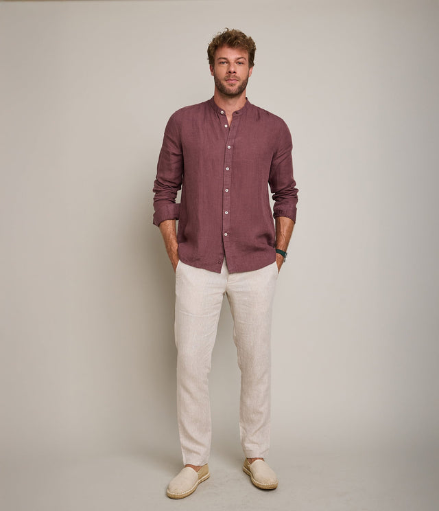 Camisa Soria Burdeo - Camisa