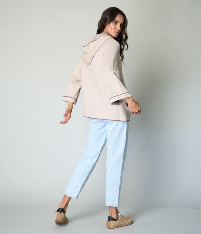 Capa Magnolia Beige - Sweater Mujer