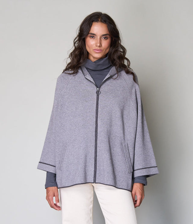 Capa Magnolia Gris - Sweater Mujer