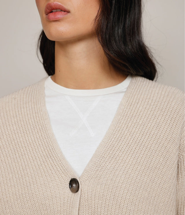 Cárdigan Cala Crema - Sweater Mujer