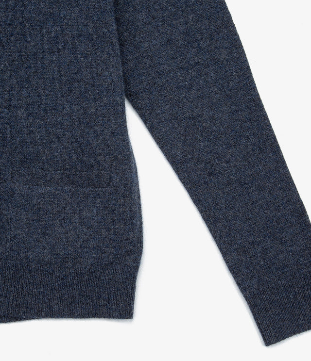 Cárdigan Capella Wool Azul Oscuro - Sweater