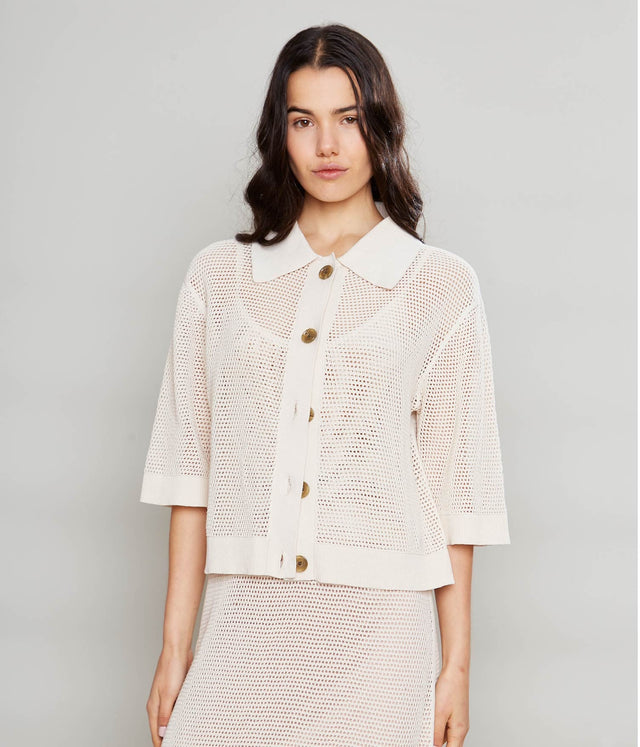 Cárdigan Oporto Ecru - Sweater