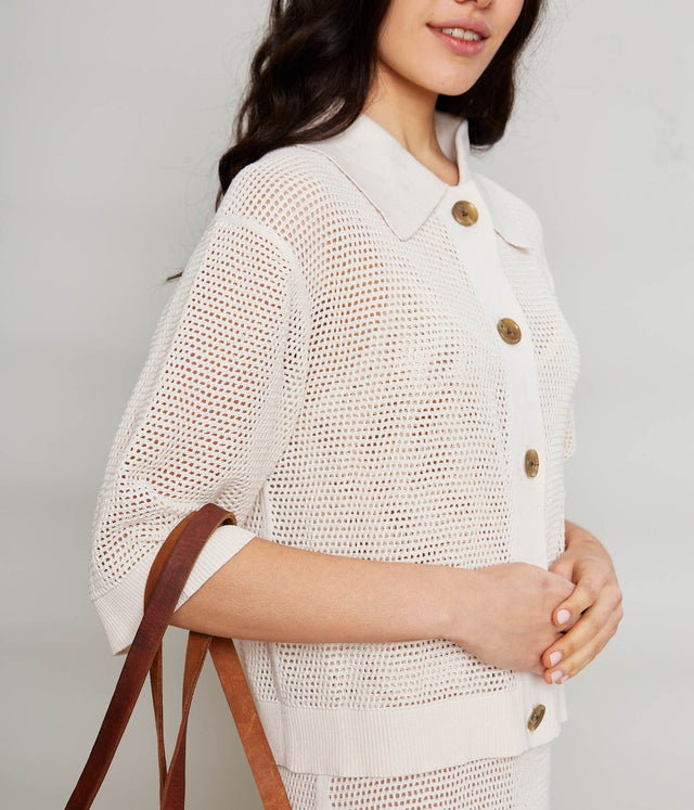 Cárdigan Oporto Ecru - Sweater