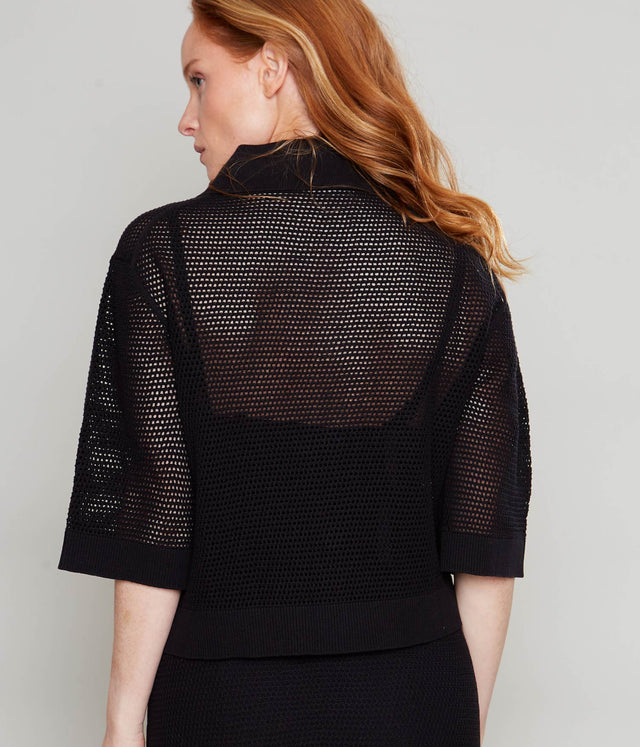 Cárdigan Oporto Negro - Sweater