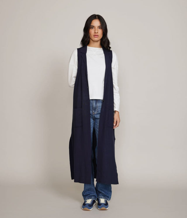 Cárdigan Sara Navy - Sweater Mujer