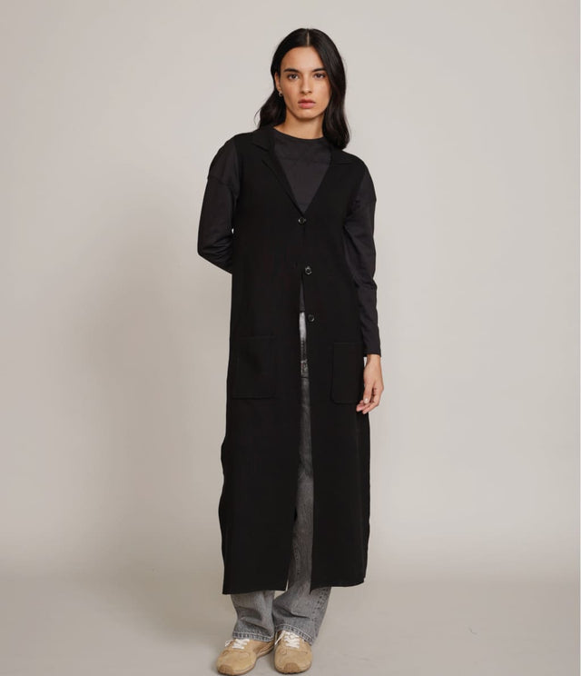 Cárdigan Sara Negro - Sweater Mujer