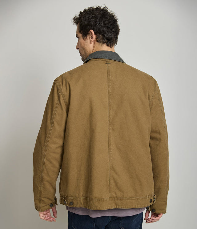 Canvas Jacket Café - Chaqueta