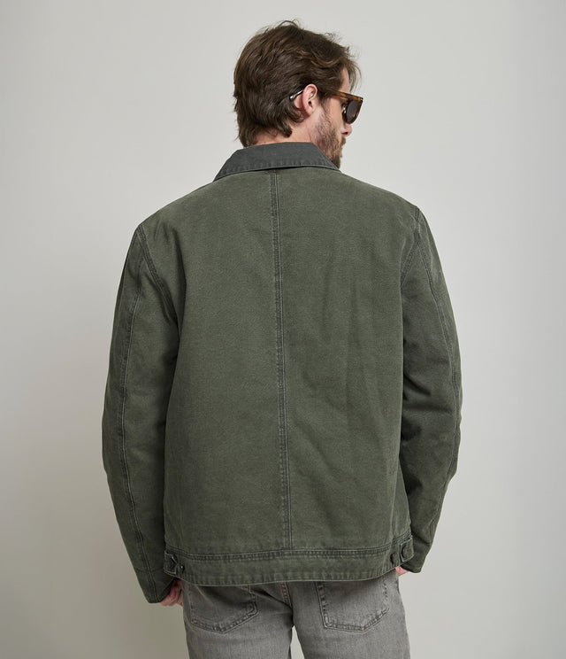 Canvas Jacket Verde - Chaqueta
