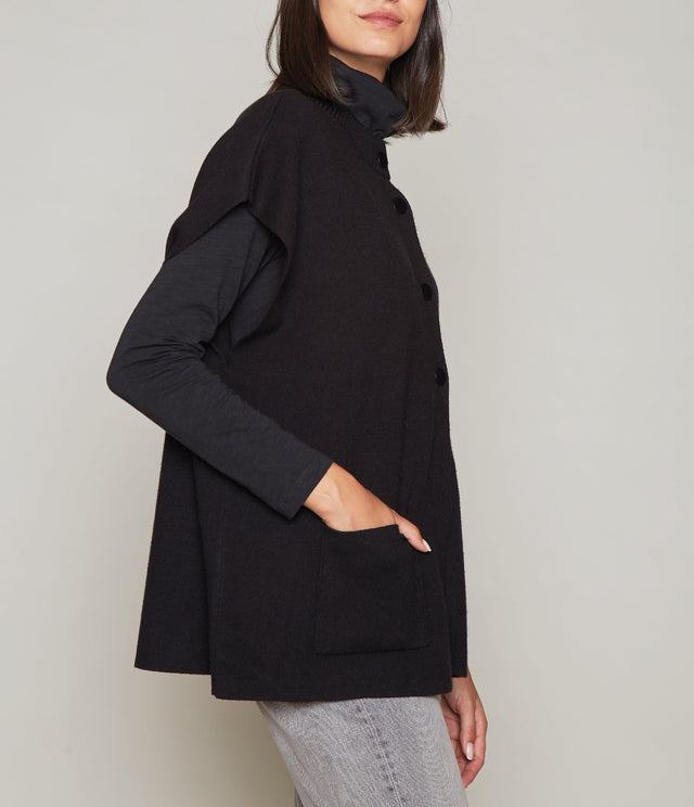 Chaqueta Otavia Sin Mangas Negro - Sweater Mujer