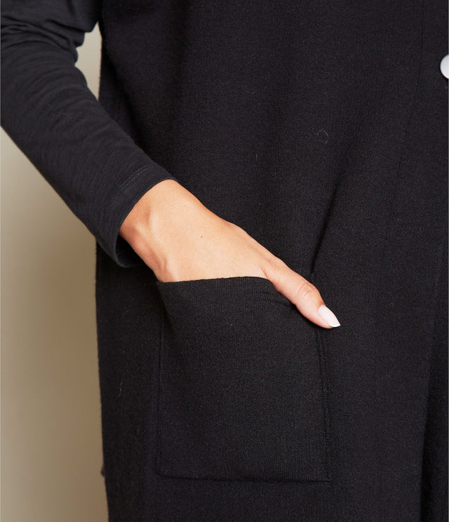 Chaqueta Otavia Sin Mangas Negro - Sweater Mujer