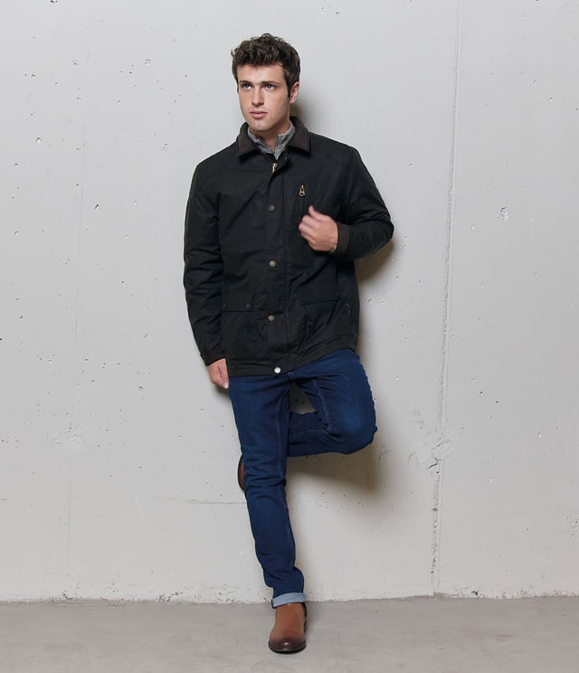 Chaqueta Wax Harry Negro - Chaqueta