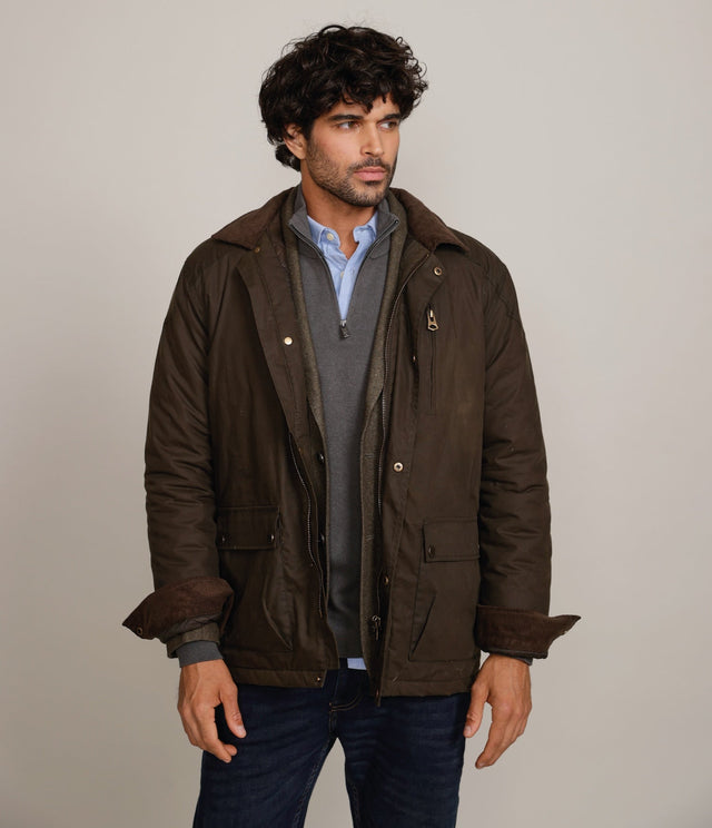 Chaqueta Wax Harry Verde Musgo - Chaqueta