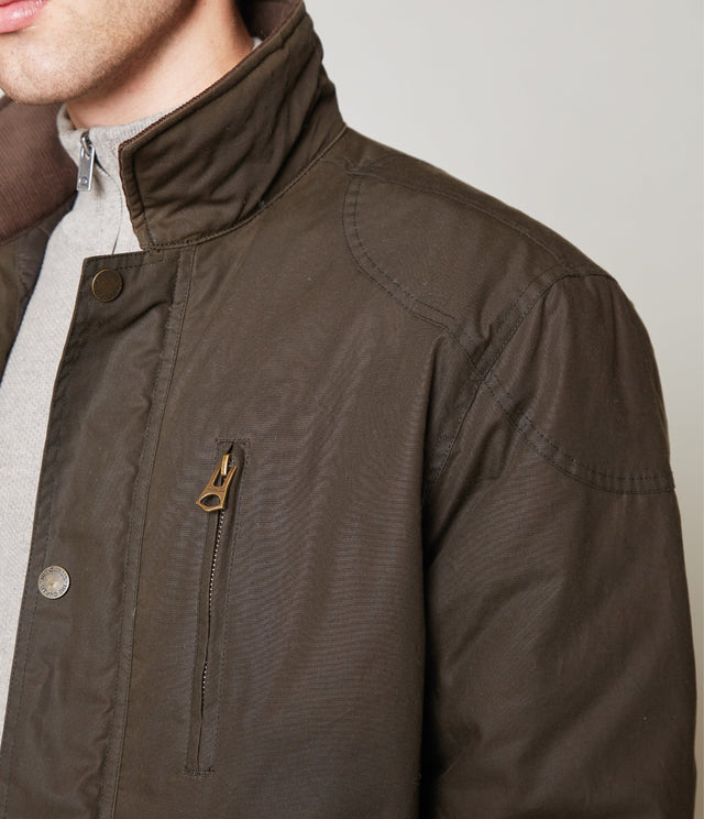 Chaqueta Wax Harry Verde Musgo - Chaqueta