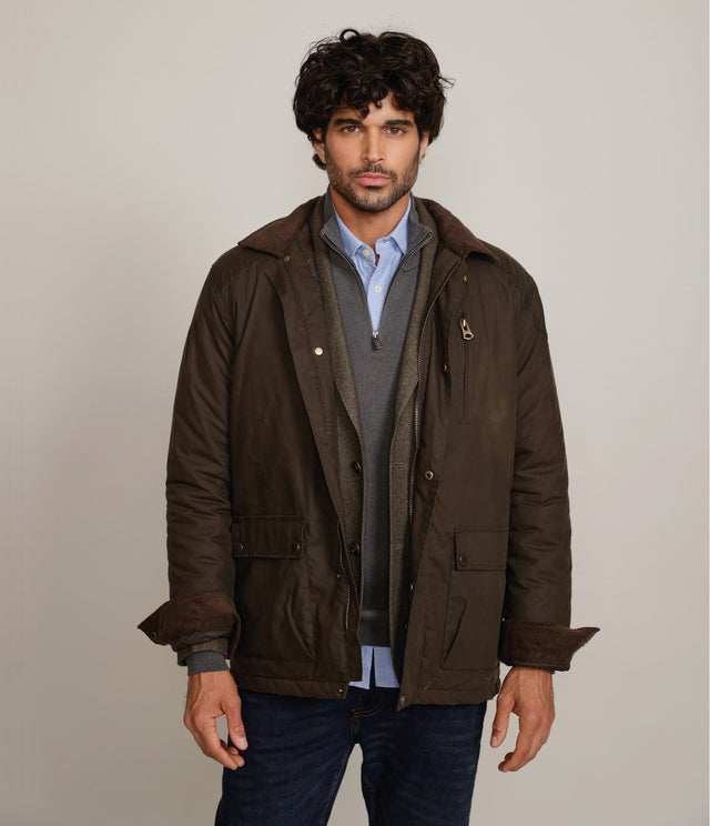 Chaqueta Wax Harry Verde Musgo - Chaqueta