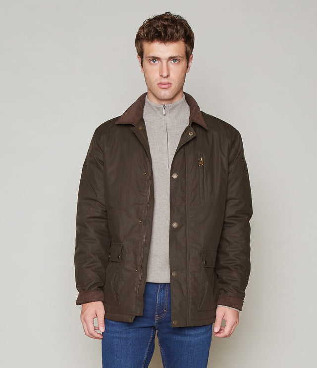 Chaqueta Wax Harry Verde Musgo - Chaqueta