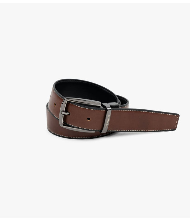 Cinturón Cuero Reversible Negro/Café - Cinturon