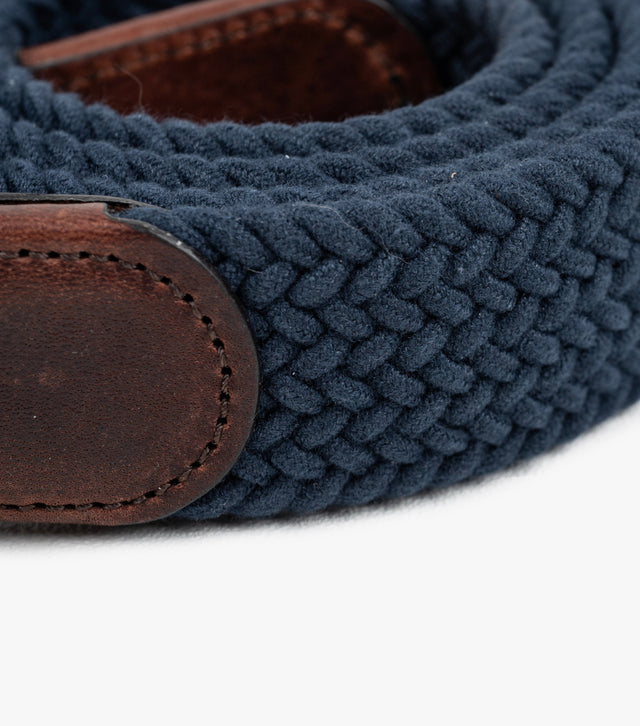 Cinturón Fleed Elásticado Azul Medio - Cinturon