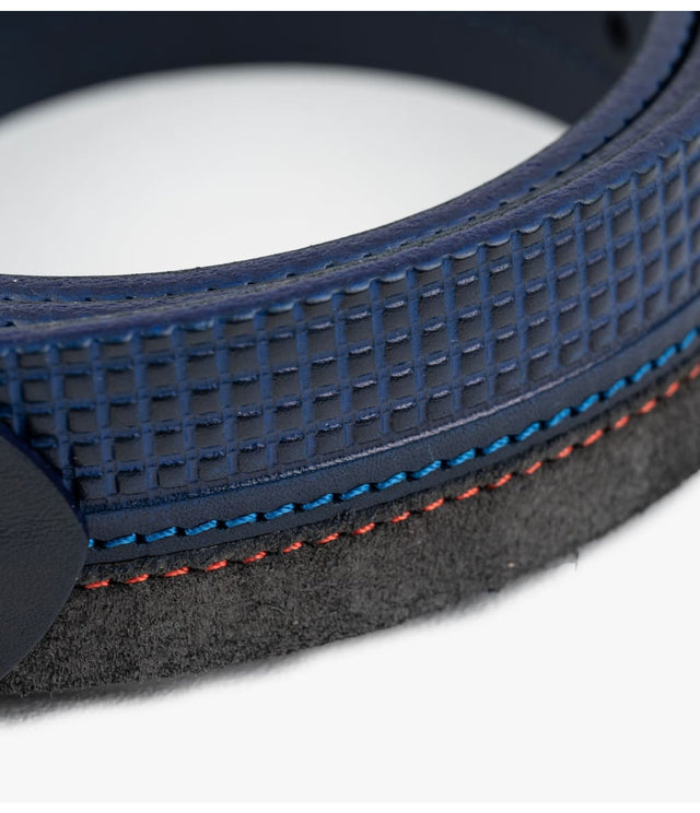 Cinturón Rolling Cuero Azul - Cinturon