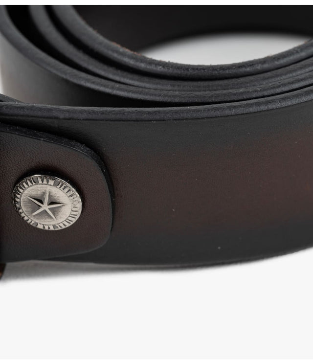 Cinturón Stone Cuero Café Oscuro - Cinturon