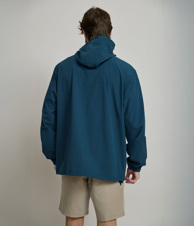 Cortaviento Edge Azul Petróleo - Chaqueta