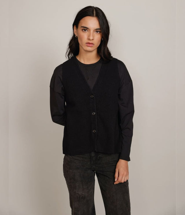 Gillette Polo Negro - Sweater Mujer