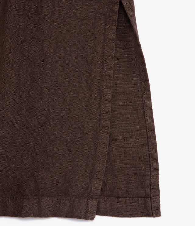 Guillete Milan Lino Café Oscuro - Blusa