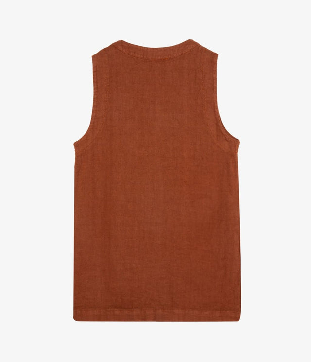 Guillete Milan Lino Terracota - Blusa