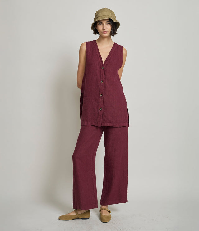 Pantalón Milan Berenjena - pantalones