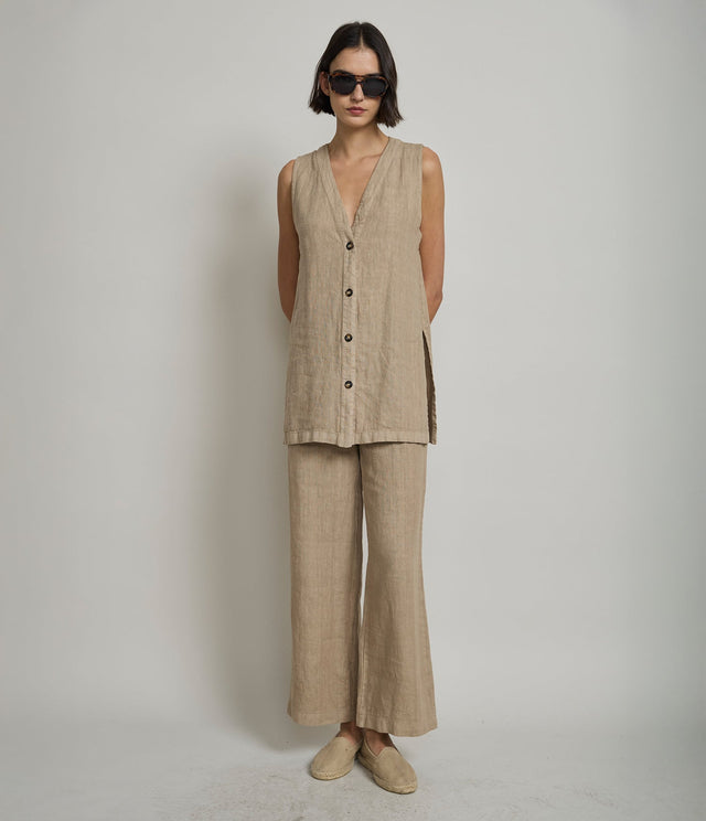 Pantalón Milan Café Claro - pantalones