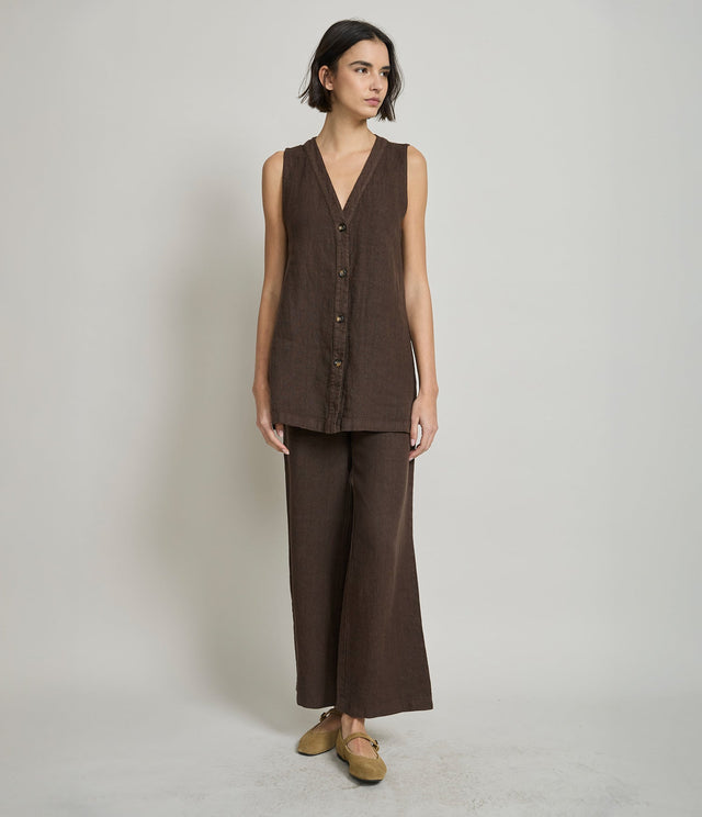 Pantalón Milan Café Oscuro - pantalones