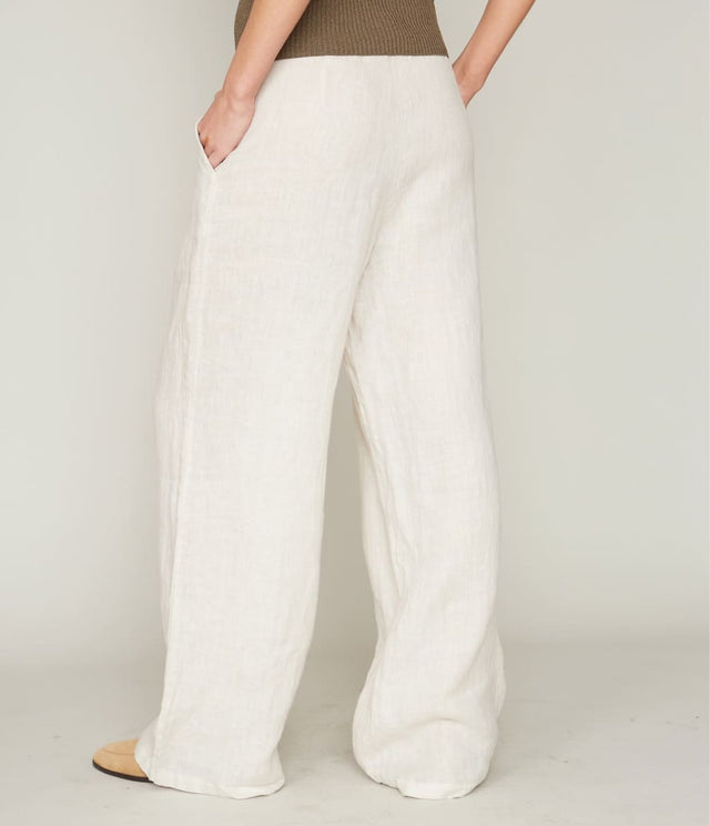 Pantalon Florencia Lino Arena - pantalones