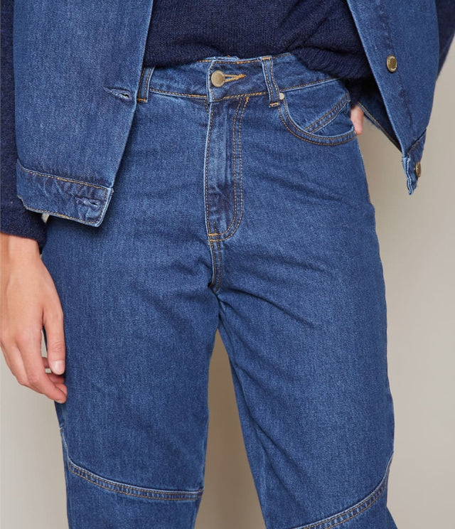Pantalón Lucia Denim - PANTALÓN DENIM BÁSICO MUJER