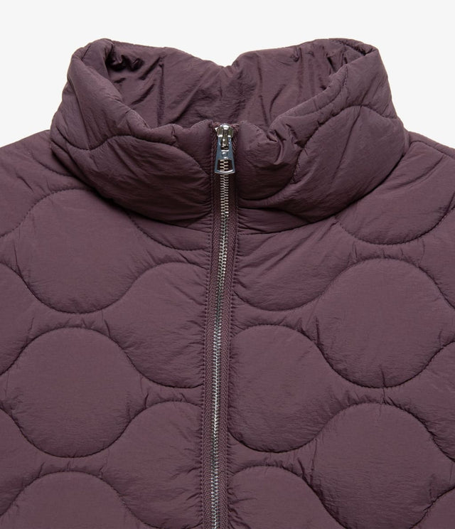 Parka Manga Larga Etro Burdeo - Abrigo Mujer