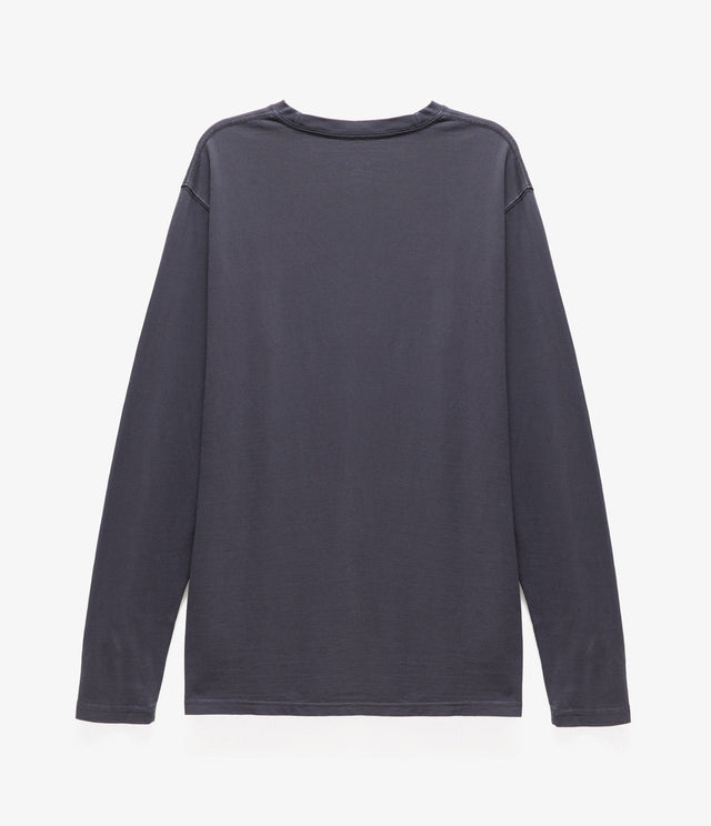 Polera Palm Manga Larga Azul Marino