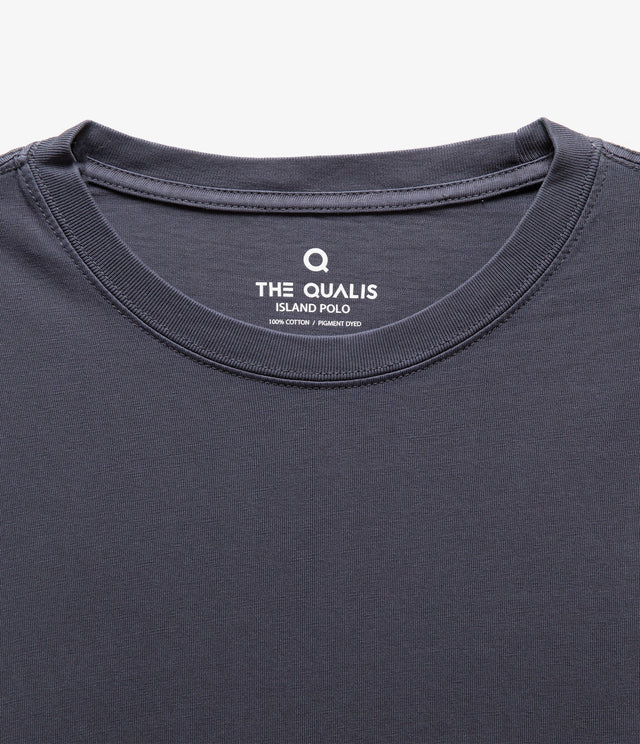 Polera Palm Manga Larga Azul Marino