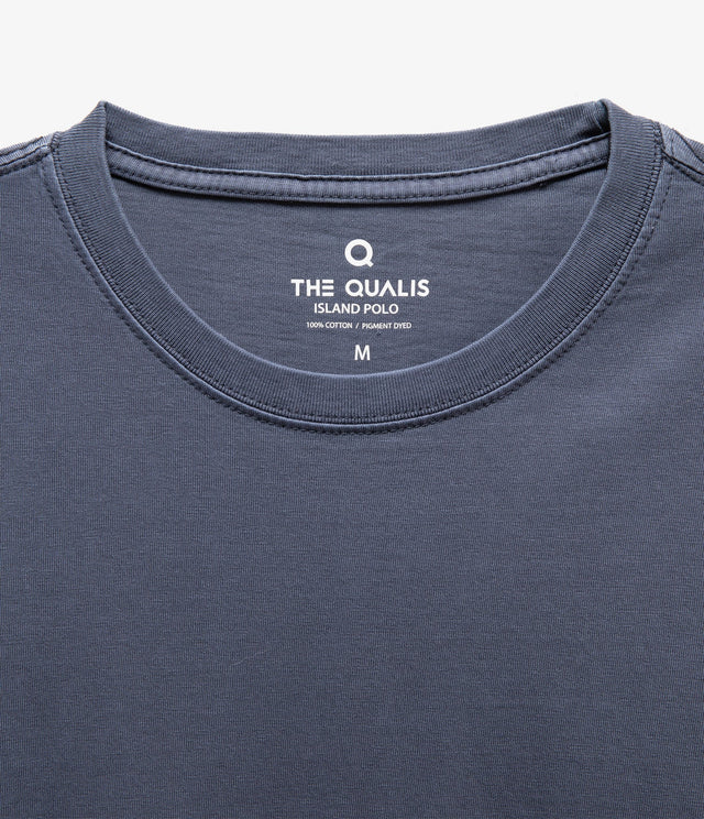 Polera Palm Manga Larga Azul