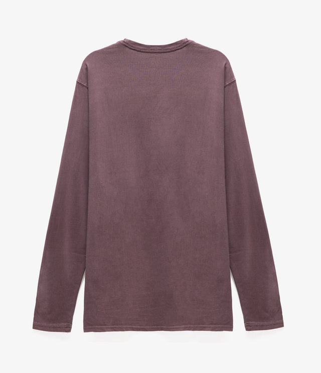 Polera Palm Manga Larga Burdeo