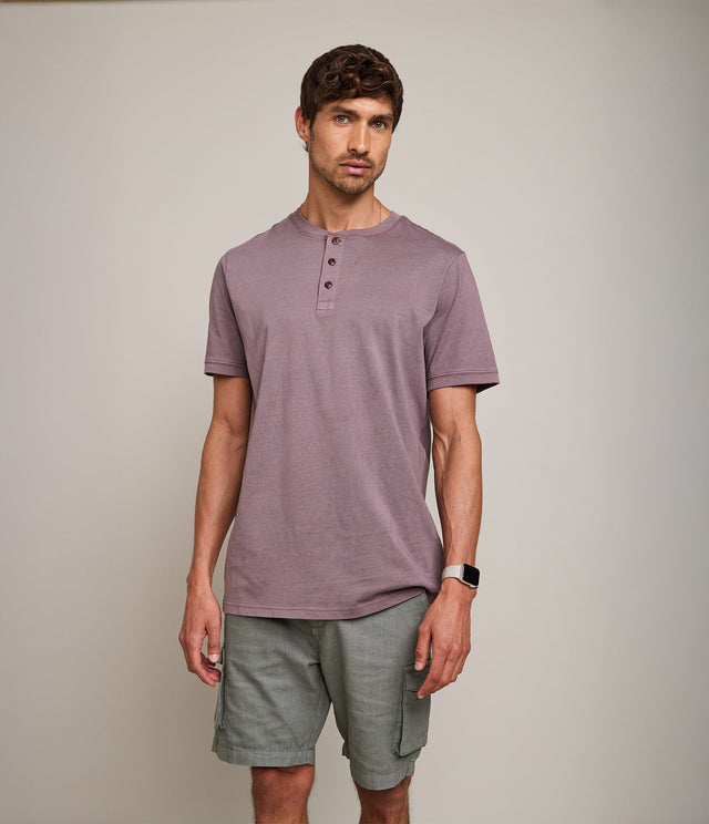 Polera Luke Botones Burdeo - Polera